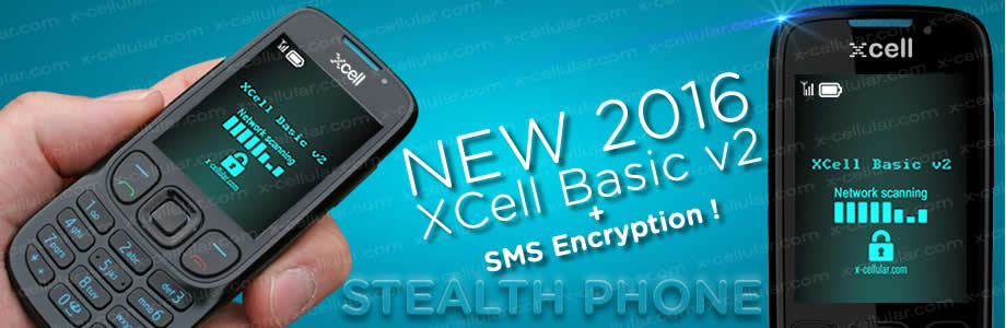 XCell Basic v2 Stealth Phone + SMS Encryption